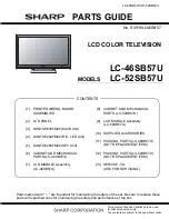 Предварительный просмотр 93 страницы Sharp LC-46SB57U Service Manual