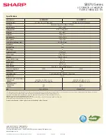 Preview for 2 page of Sharp LC-46SB57U Specifications