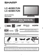 Sharp LC 46SB57UN Operation Manual предпросмотр