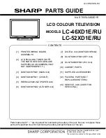 Предварительный просмотр 149 страницы Sharp LC-46XD1E/RU Service Manual