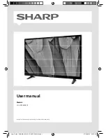 Preview for 1 page of Sharp LC-48CFE4041K User Manual