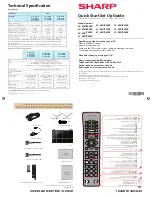 Предварительный просмотр 1 страницы Sharp LC-49UI7352K Quick Start Setup Manual