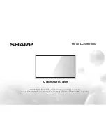 Предварительный просмотр 2 страницы Sharp LC-50N3100U Quick Start Manual