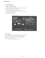 Предварительный просмотр 22 страницы Sharp LC-50U35T Service Manual