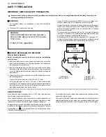 Предварительный просмотр 2 страницы Sharp LC-52DH77E/RU/S Service Manual