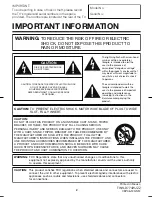 Предварительный просмотр 2 страницы Sharp LC 52SB55U Operation Manual