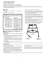 Предварительный просмотр 2 страницы Sharp LC-52XS1E Service Manual