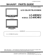 Предварительный просмотр 25 страницы Sharp LC-60C46U Service Manual