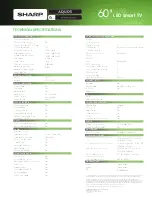 Preview for 2 page of Sharp LC-60EQ10U Brochure & Specs