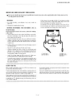 Предварительный просмотр 3 страницы Sharp LC-60LE631M-WH Service Manual