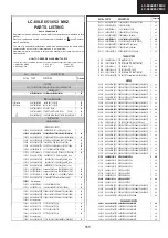 Предварительный просмотр 111 страницы Sharp LC-60LE651 MK2 Service Manual