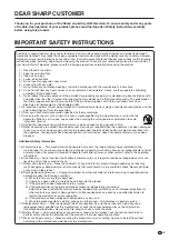 Preview for 4 page of Sharp LC-65D90U Operation Manual