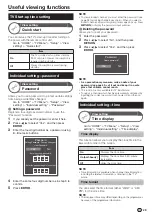 Предварительный просмотр 31 страницы Sharp LC-70LE735M Operation Manual