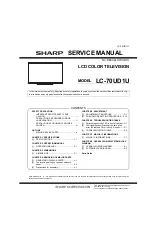 Sharp LC-70UD1U Service Manual preview