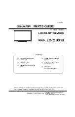 Preview for 75 page of Sharp LC-70UD1U Service Manual