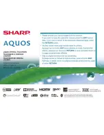 Sharp LC-90LE657U Operation Manual preview