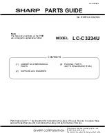 Предварительный просмотр 5 страницы Sharp LC-C3234U - 32" LCD TV Service Manual