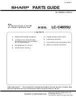 Предварительный просмотр 41 страницы Sharp LC-C4655U - AQUOS Liquid Crystal Television Service Manual