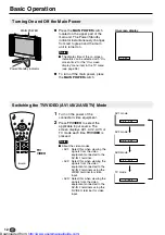 Предварительный просмотр 14 страницы Sharp LC13-B2E Operation Manual