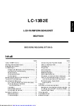 Предварительный просмотр 60 страницы Sharp LC13-B2E Operation Manual