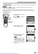 Предварительный просмотр 249 страницы Sharp LC13-B2E Operation Manual