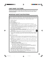 Предварительный просмотр 4 страницы Sharp LC32DA5U - LC - 32" LCD TV Operation Manual