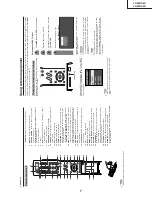 Предварительный просмотр 7 страницы Sharp LC32DA5U - LC - 32" LCD TV Service Manual