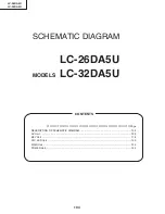 Предварительный просмотр 86 страницы Sharp LC32DA5U - LC - 32" LCD TV Service Manual