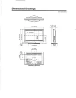 Sharp LC32E67U - LC - 32" LCD TV Dimensional Drawing preview