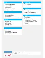 Preview for 2 page of Sharp LC32LD135K Specifications