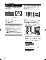 Предварительный просмотр 30 страницы Sharp LC32LE700UN - 31.5" LCD TV User Manual