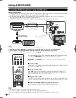 Предварительный просмотр 34 страницы Sharp LC32LE700UN - 31.5" LCD TV User Manual