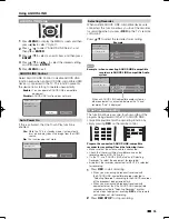 Предварительный просмотр 35 страницы Sharp LC32LE700UN - 31.5" LCD TV User Manual