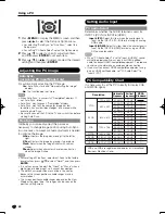 Предварительный просмотр 40 страницы Sharp LC32LE700UN - 31.5" LCD TV User Manual