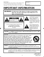 Предварительный просмотр 2 страницы Sharp LC32SB21U - 31.5" LCD TV Operation Manual