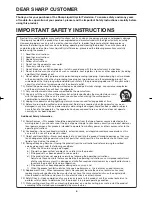 Предварительный просмотр 4 страницы Sharp LC32SB21U - 31.5" LCD TV Operation Manual