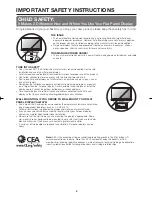 Предварительный просмотр 6 страницы Sharp LC32SB21U - 31.5" LCD TV Operation Manual