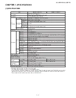 Предварительный просмотр 5 страницы Sharp LC40E67U - LC - 40" LCD TV Service Manual