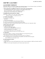 Предварительный просмотр 19 страницы Sharp LC40E67U - LC - 40" LCD TV Service Manual