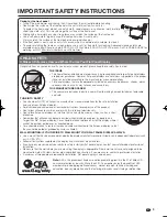 Предварительный просмотр 7 страницы Sharp LC46LE830UN Quattron Operation Manual