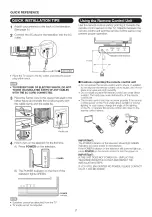 Preview for 7 page of Sharp LC46SB54U - LC - 46" LCD TV Operation Manual