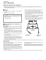 Предварительный просмотр 2 страницы Sharp LC52SB55U - LC - 52" LCD TV Service Manual