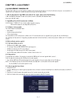 Предварительный просмотр 19 страницы Sharp LC52SB55U - LC - 52" LCD TV Service Manual