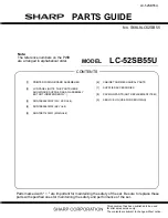 Предварительный просмотр 87 страницы Sharp LC52SB55U - LC - 52" LCD TV Service Manual