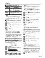 Предварительный просмотр 37 страницы Sharp LC60LX849H Operation Manual