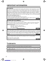 Preview for 2 page of Sharp LCD MONITOR User Manual