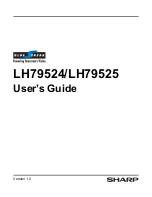 Sharp LH79524 User Manual preview