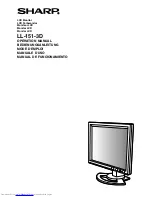 Sharp LL-151-3D Operation Manual preview