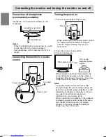 Preview for 14 page of Sharp LL-191A Operation Manual