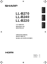 Sharp LL-B220 Operation Manual предпросмотр